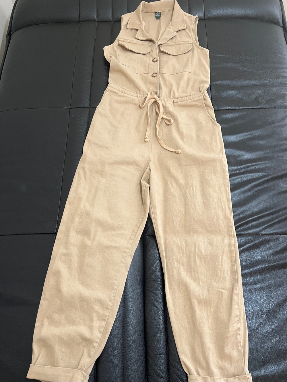 wild fable Sleeveless Utility Jumpsuit in Tan